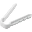 Abraçadeira Grampo, 6 Mm, Branca, Com 8 Peças, Vonder Ostenvonder Abraçadeira Grampo, 6 Mm, Branca, Com 8 Peças, Vonder Ostenvonder