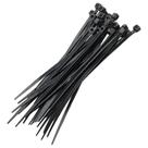 Abraçadeira Nylon 3x200mm 100 Uni proteção UV TroyaTools Preto