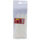 Abraçadeira NYLON Branca 2,5X150MM Pacote com 100