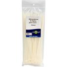 Abracadeira Nylon Brasfort Branca 4,8X100 100 Pecas 7338 Abracadeira Nylon Brasfort Branca 4,8X100 100 Pecas 7338