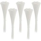 Abraçadeira Nylon Fita Hellermann 3,6X300MM Branco C/ 500 UN