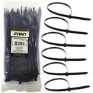 ABRAÇADEIRA NYLON LINGUA DE SOGRA STEIN PRETA 280 X 3,6mm (100 PÇS)