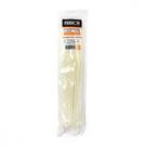 Abracadeira Nylon Perkon Branca 4,8X400 100 Pecas 1262