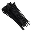 Abraçadeira Nylon Preta 4,8 X 120mm Pacote Com 100 Unid. Abraçadeira Nylon Preta 4,8 X 120mm Pacote Com 100 Unid.