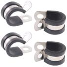 Abraçadeira para cabos Keadic 16 mm com revestimento de borracha, 20 peças Abraçadeira para cabos Keadic 16 mm com revestimento de borracha, 20 peças