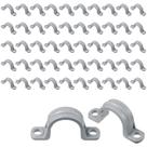 Abraçadeira para eletroduto em PVC Demissle 3/4" cinza, 50 peças Abraçadeira para eletroduto em PVC Demissle 3/4" cinza, 50 peças