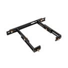 Abraçadeira para Poste Plástica Regulável 19x24,7cm - Par - Policarbonato - Preta