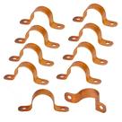 Abraçadeira para Tubo PROCURU 3/4" Cobre, Kit com 10 Unidades, Fixação com Dois Furos Abraçadeira para Tubo PROCURU 3/4" Cobre, Kit com 10 Unidades, Fixação com Dois Furos