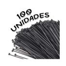 Abraçadeira Preta Grossa 40cm Cinoy 100Un