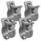 Abraçadeira Tipo Mangote Aço 23 X 28 MM Larg. 20 MM - 4 Unidades Borrachas londrina