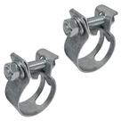 Abraçadeira Tipo Mangote Aço Carbono 32 X 37 MM Larg. 20 MM - 2 Unidades Borrachas Londrina
