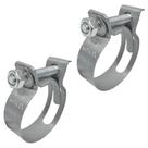Abraçadeira Tipo Mangote Aço Galvanizado 48 X 56 MM Larg. 20 MM - 2 Unidades Borrachas Londrina