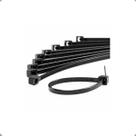 Abraçadeira Uv Preta 200 X 4,8Mm, Frontec, 100 Unidades Abraçadeira Uv Preta 200 X 4,8Mm, Frontec, 100 Unidades