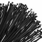Abraçadeiras com zíper OUPENG 200PCS, abraçadeiras de travamento automático, 8 polegadas, pretas