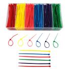 Abraçadeiras de cabo com zíper ELECALL Multicolor de 4 polegadas 480 unidades Abraçadeiras de cabo com zíper ELECALL Multicolor de 4 polegadas 480 unidades
