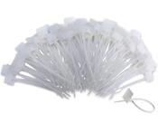 Abraçadeiras de cabo com zíper, marcador de nylon TUZAZO, 16 cm, autotravante, 250 unidades