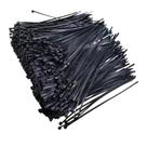 Abraçadeiras de cabo Miwutz de 4 polegadas, 1000 unidades, nylon pesado, preto