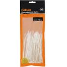 Abraçadeiras de Nylon 200 x 3.5 mm 100 Unidades Branco Foxlux