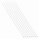 Abraçadeiras de Nylon 2,5x100mm 100 Peças 8625 Branco para Fios e Cabos Brasfort