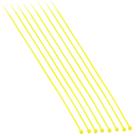 Abraçadeiras de Nylon Amarela 3.6x300mm com 50 Unidade - 7304 - BRASFORT