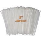 Abraçadeiras Dekun de 8 polegadas e 40 libras de nylon de resistência, pacote com 1000 Abraçadeiras Dekun de 8 polegadas e 40 libras de nylon de resistência, pacote com 1000