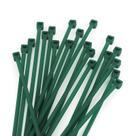Abraçadeiras KINGLAKE GARDEN verdes 15 cm 100 unidades de nylon com travamento automático