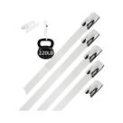 Abraçadeiras Metálicas De Aço Inoxidável 304 Reforçadas, 50 Peças, Para Fita De Escape, Rolos De