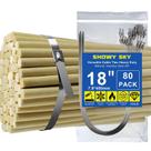Abraçadeiras metálicas SHOWY SKY 80 unidades de aço inoxidável 390 kg