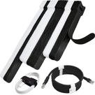 Abraçadeiras NAYZWOK reutilizáveis em preto e branco 4/6/8 polegadas (70 unidades)