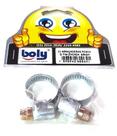 Abraçadeiras Rosca Sem Fim Zincadas 5/8" x 3/4" Kit 2 Pçs Boly