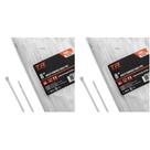 Abraçadeiras TR Industrial Resistentes a UV, 8 polegadas, nylon 6/6, pacote com 200
