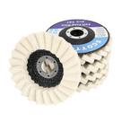 Abrasivos de disco com aba de feltro SCOTTCHEN 4,5 cm x 2,1 cm para rebarbadora Abrasivos de disco com aba de feltro SCOTTCHEN 4,5 cm x 2,1 cm para rebarbadora