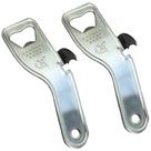 Abridor 2x1 Lata E Garrafa Aço Inox 14,5cm Cozinha Bar Restaurante Lanchonete Churrasco Utensilio