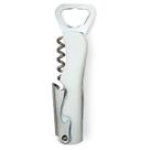 Abridor de Garrafa e Saca Rolha 12cm Branco Multiuso