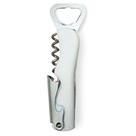 Abridor de Garrafa e Saca Rolha 12cm Branco - Nicobem