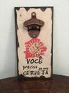 Abridor de garrafa em compensado ( temático ) Abridor de garrafa em compensado ( temático )