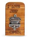 Abridor De Garrafa Jeep 17 Cm Tecawood
