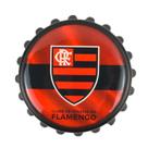 Abridor de garrafas tampa 8x8cm - flamengo