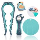 Abridor de jarras HUMANFUN 5 em 1 multifuncional para mãos fracas Abridor de jarras HUMANFUN 5 em 1 multifuncional para mãos fracas