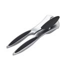 Abridor de latas Cook em aço inox A17,2cm preto Resistente e Apoio para pegar