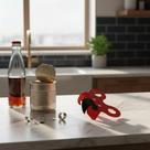 Abridor De Latas E Garrafas De Metal Borboleta Vermelho Abridor De Latas E Garrafas De Metal Borboleta Vermelho