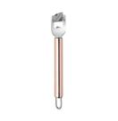Abridor de Latas e garrafas Inox com cabo Rosegold