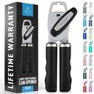 Abridor de Latas Manual Zulay Kitchen - Com Abridor de Garrafas - Preto
