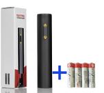 Abridor De Vinho Garrafa Automático Saca Rolhas Elétrico + 04 pilhas