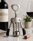 Abridor de Vinho Saca-Rolhas Alavanca Profissional Cromado