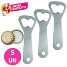 Abridor Garrafa Aço Inox 10cm Cerveja Refrigerante Bar Cozinha Restaurante Lanchonete Buffet Festa I