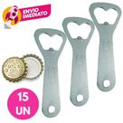 Abridor Garrafa Aço Inox 10cm Cerveja Refrigerante Bar Cozinha Restaurante Lanchonete Buffet Festa I