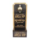 Abridor Garrafa Parede Frase Área Vip Mdf Madeira