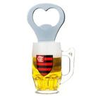 Abridor garrafas caneca ímã geladeira 10x5cm - flamengo