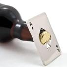 Abridor Para Garrafas Em Forma De Carta De Baralho Em Inox